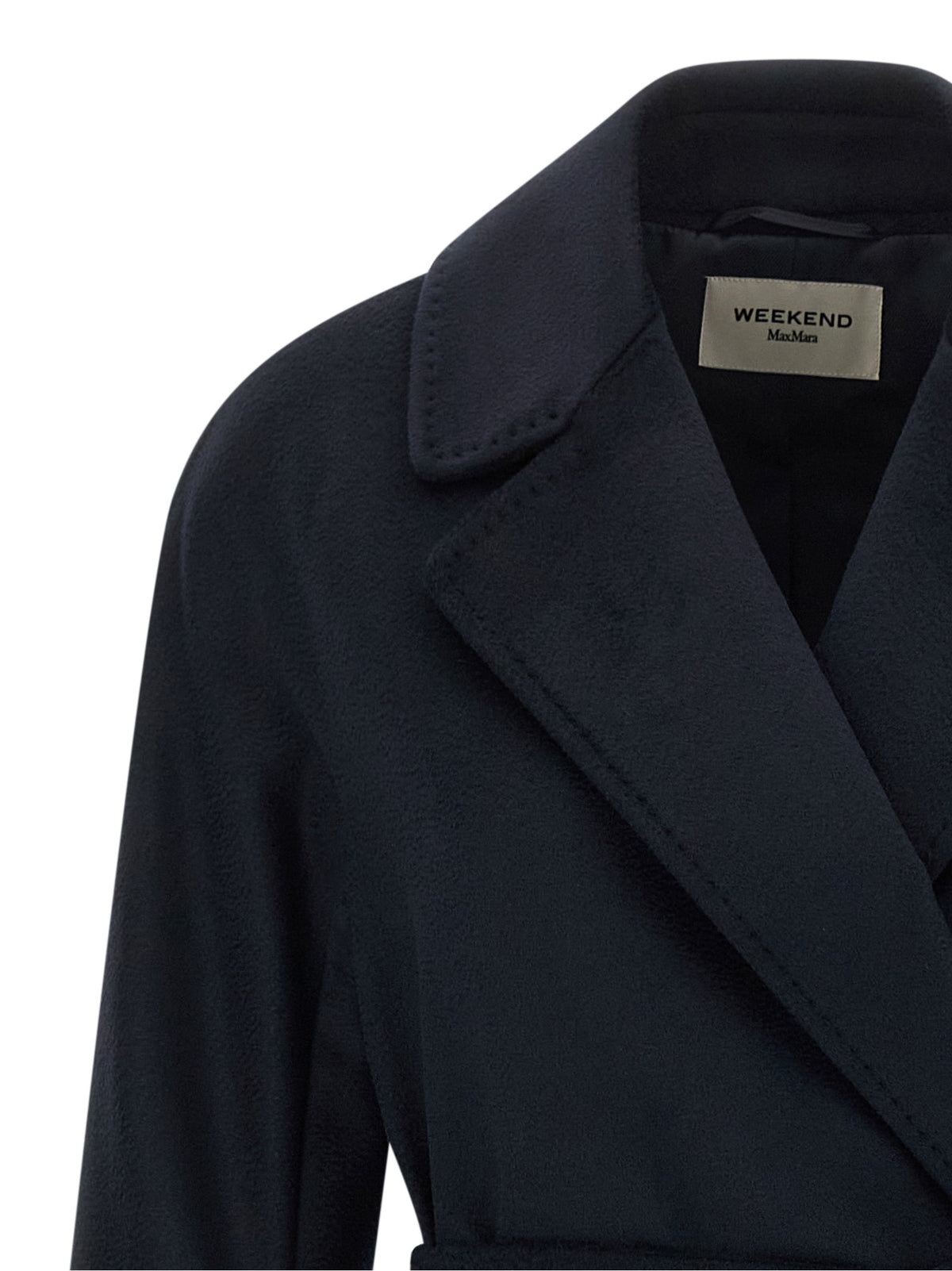 Max Mara Mantel aus Wolle in Blau