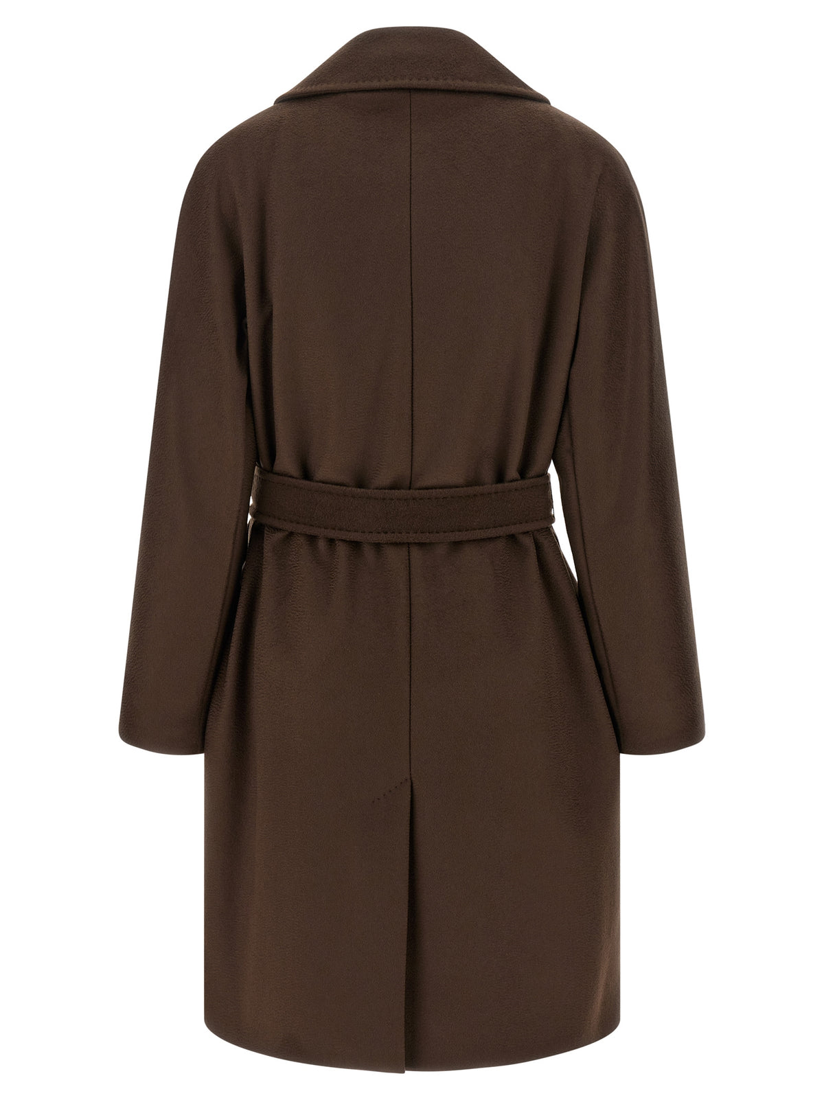 Max Mara Mantel aus Wolle in Braun
