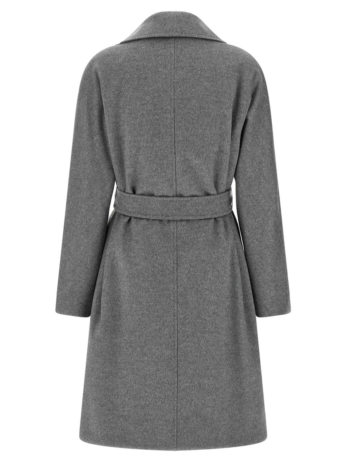 Max Mara Mantel aus Wolle in Grau