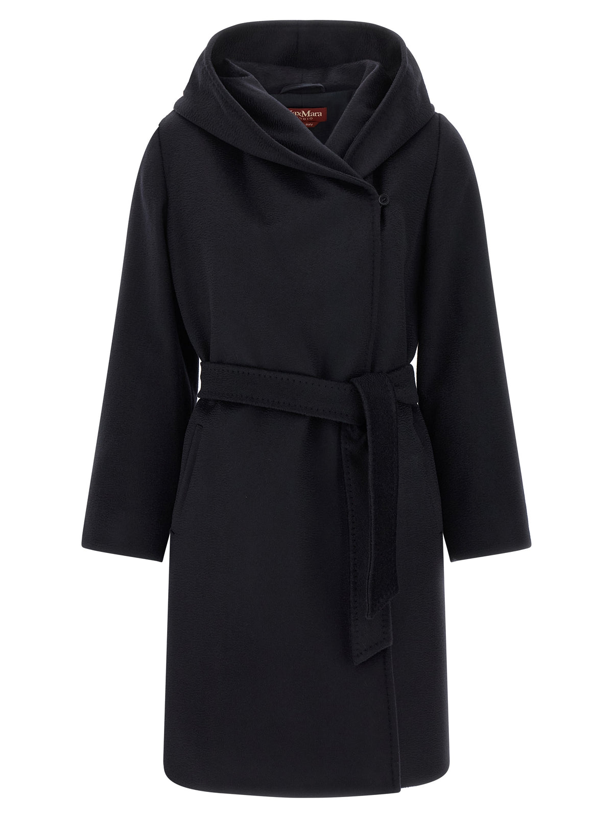 Max Mara Mantel aus Wolle in Blau