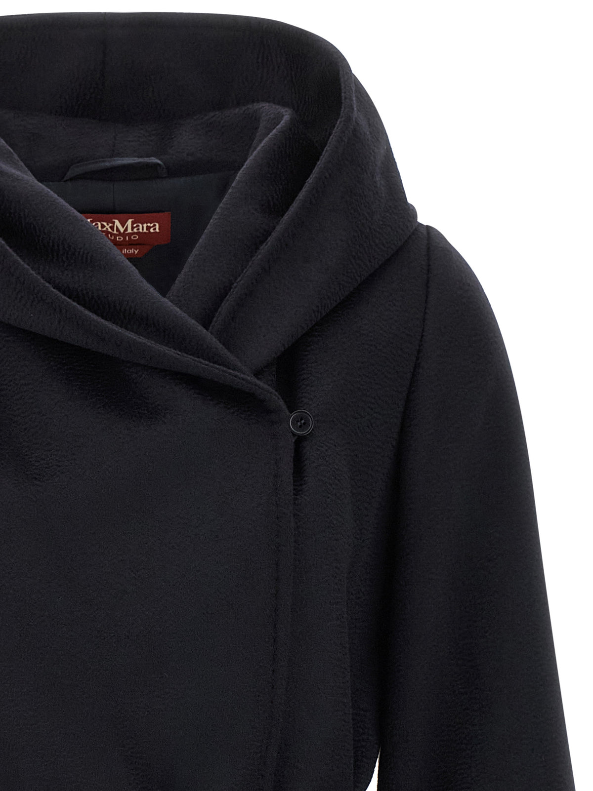 Max Mara Mantel aus Wolle in Blau