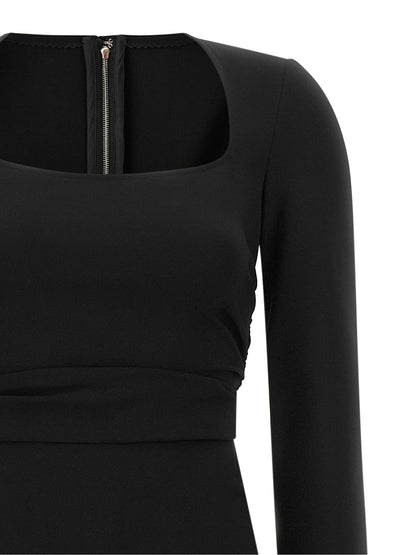 Dolce & Gabbana Kleid aus Viskose in Schwarz