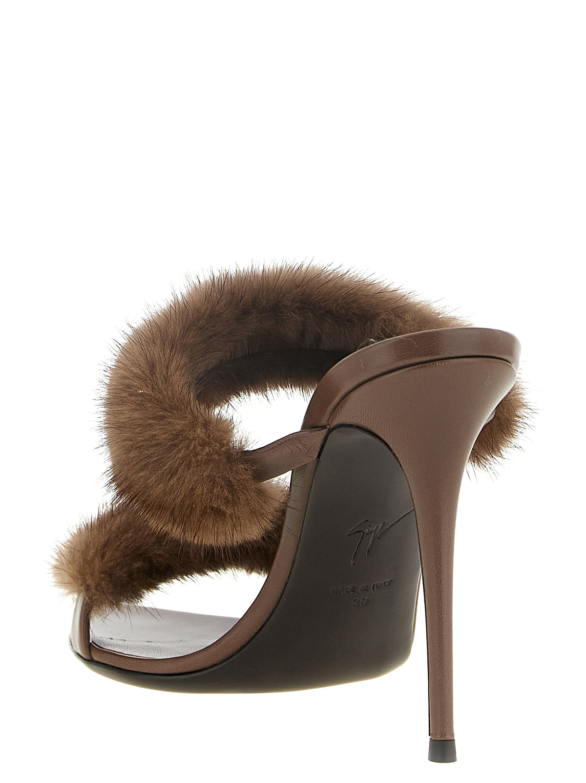 Giuseppe Zanotti Sandalen aus Leder in Braun