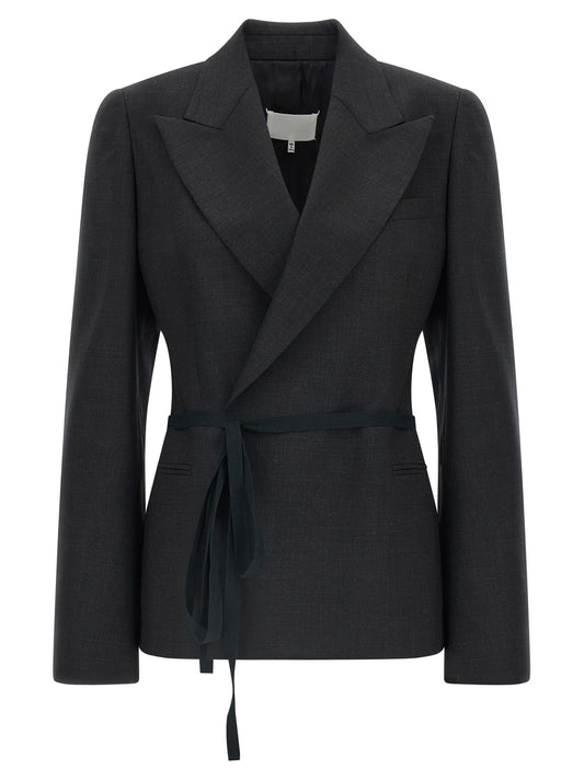 Maison Margiela Blazer aus Stoff in Grau