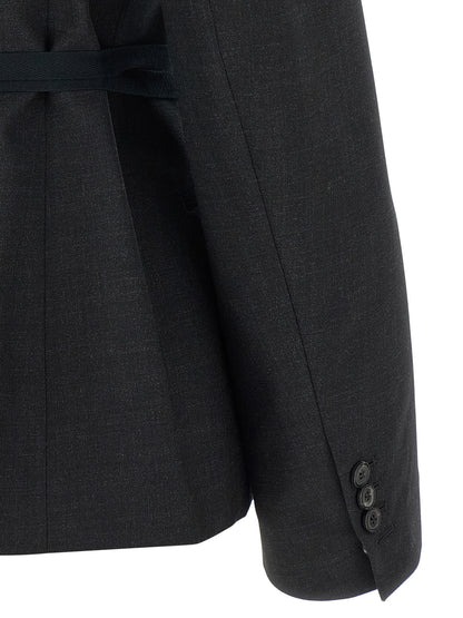 Maison Margiela Blazer aus Stoff in Grau