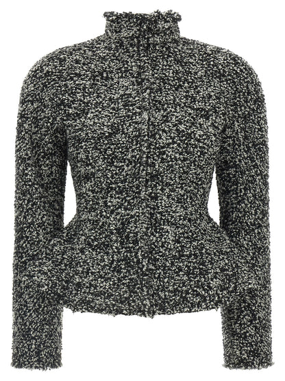 Alberta Ferretti Blazer aus Baumwolle in Schwarz