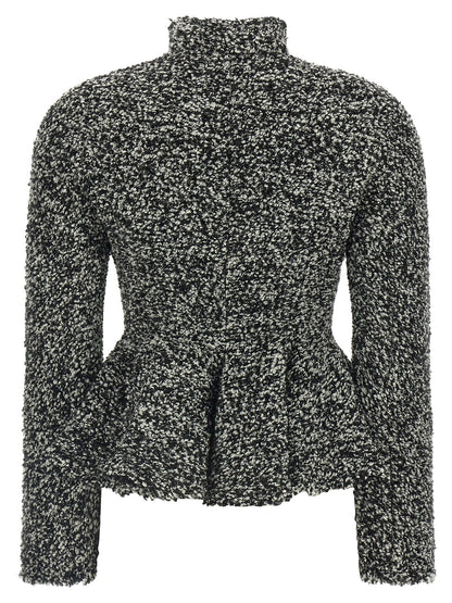 Alberta Ferretti Blazer aus Baumwolle in Schwarz