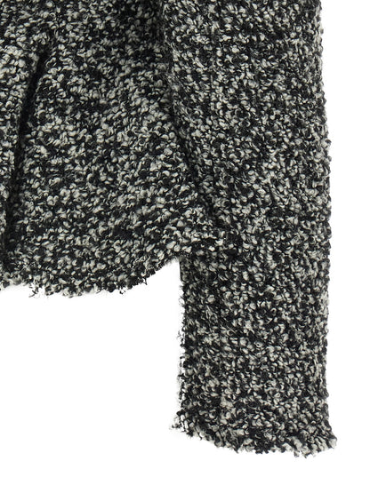 Alberta Ferretti Blazer aus Baumwolle in Schwarz