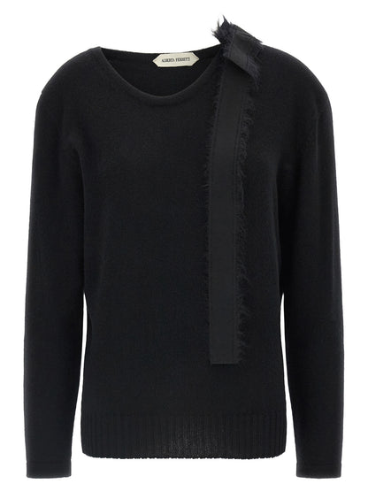 Alberta Ferretti Pullover aus Kaschmir in Schwarz