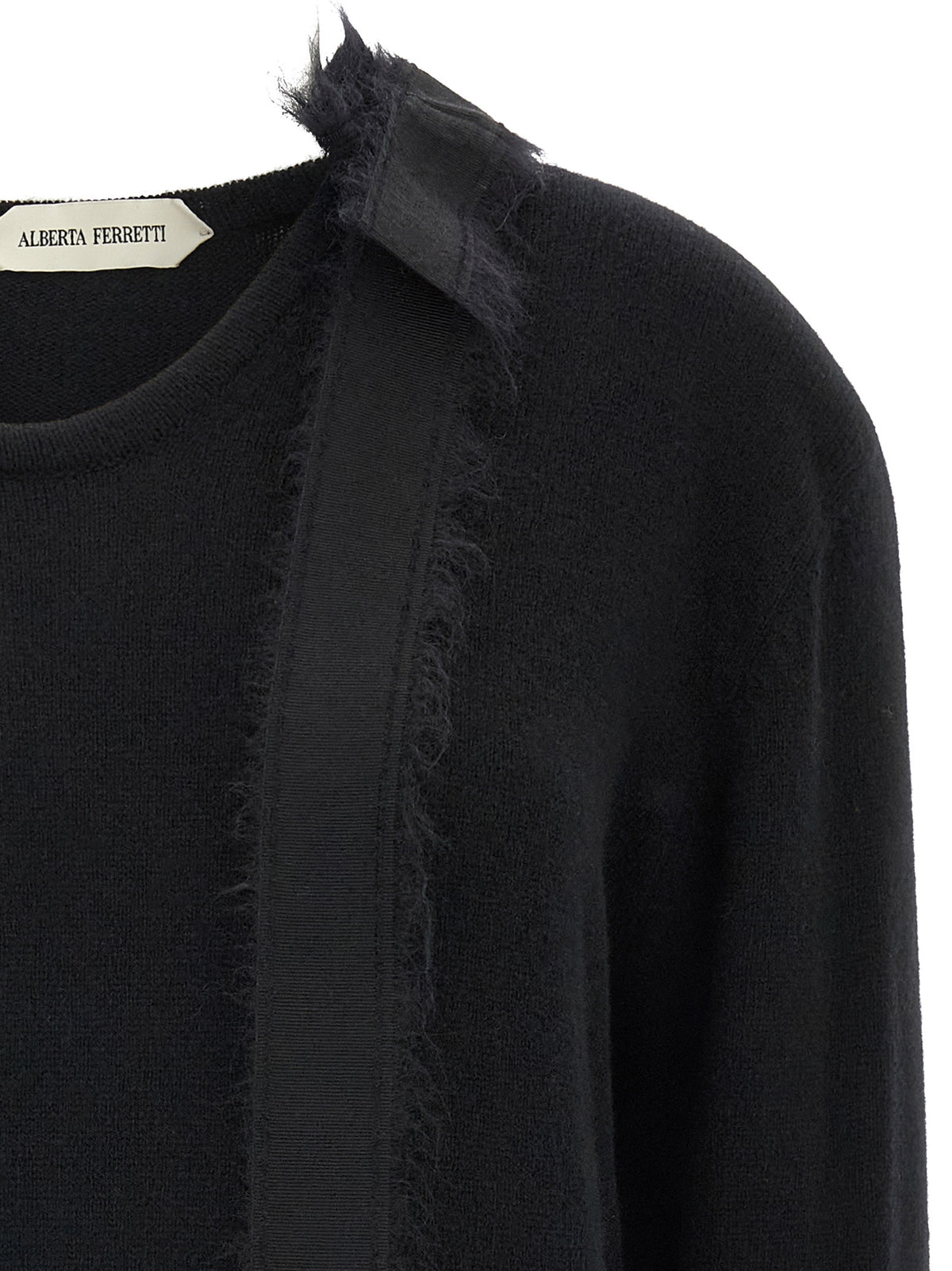 Alberta Ferretti Pullover aus Kaschmir in Schwarz