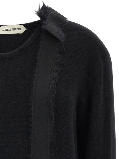 Alberta Ferretti Pullover aus Kaschmir in Schwarz