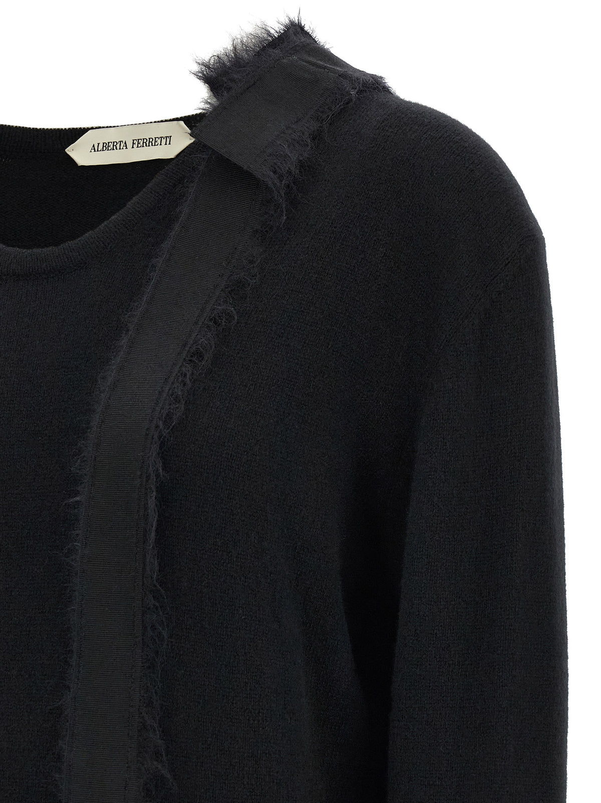 Alberta Ferretti Pullover aus Kaschmir in Schwarz