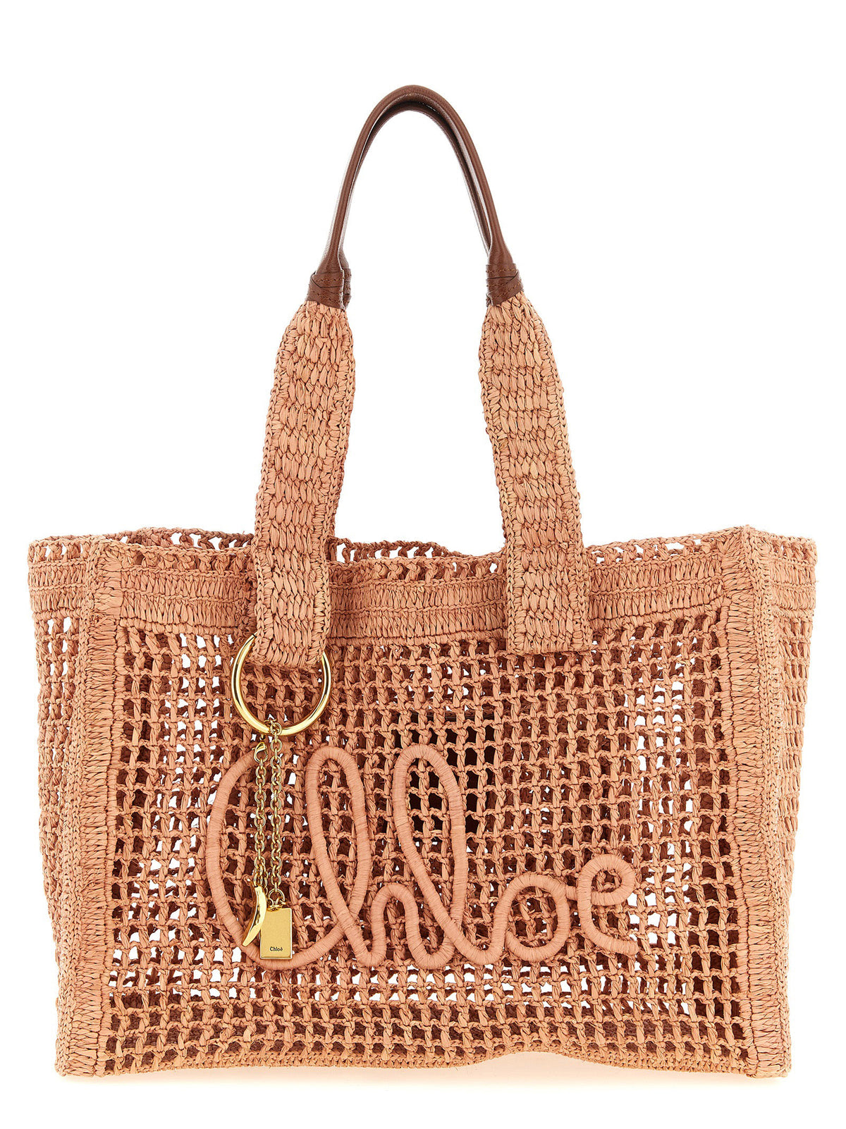 Chloé Tote Bag aus Leder in Rosa