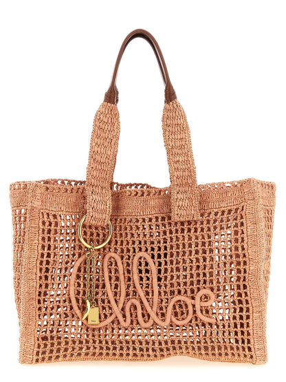 Chloé Tote Bag aus Leder in Rosa