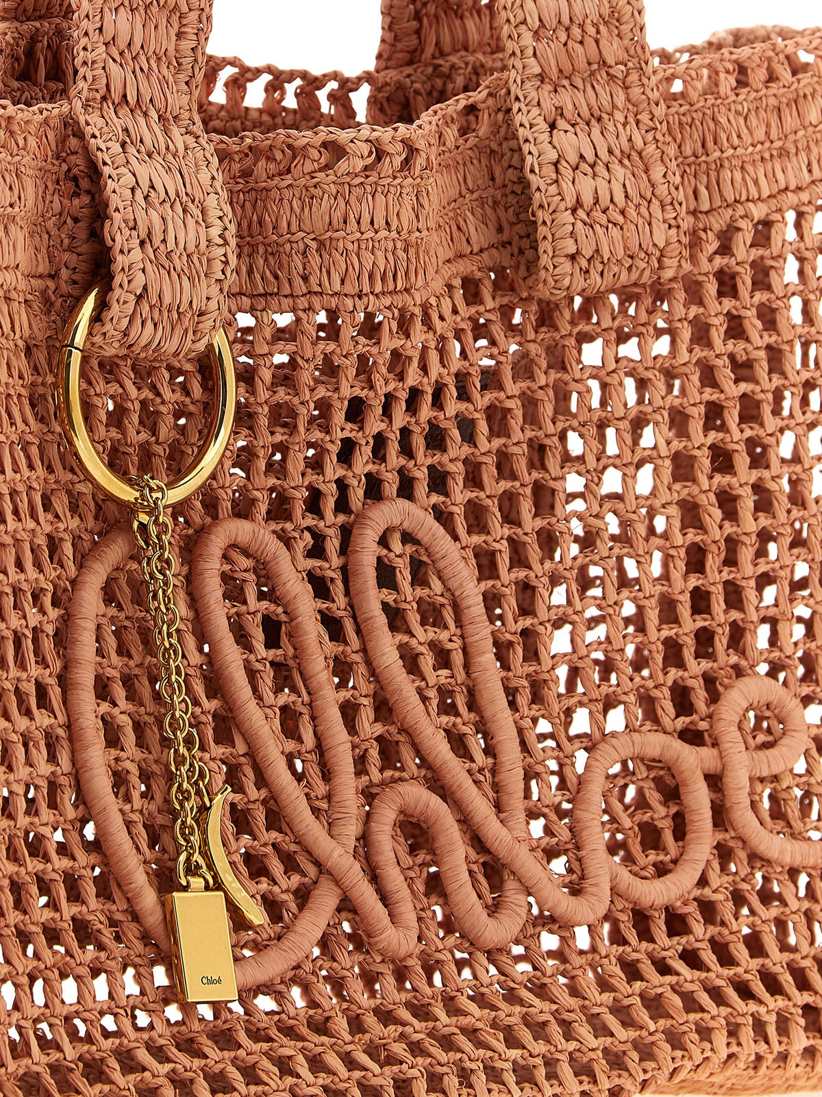 Chloé Tote Bag aus Leder in Rosa