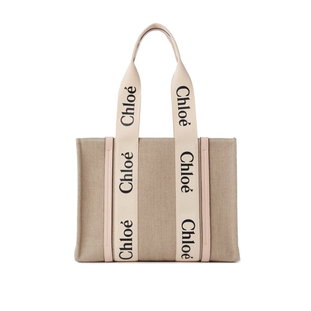 Chloé Tote Bag aus Leder in Beige