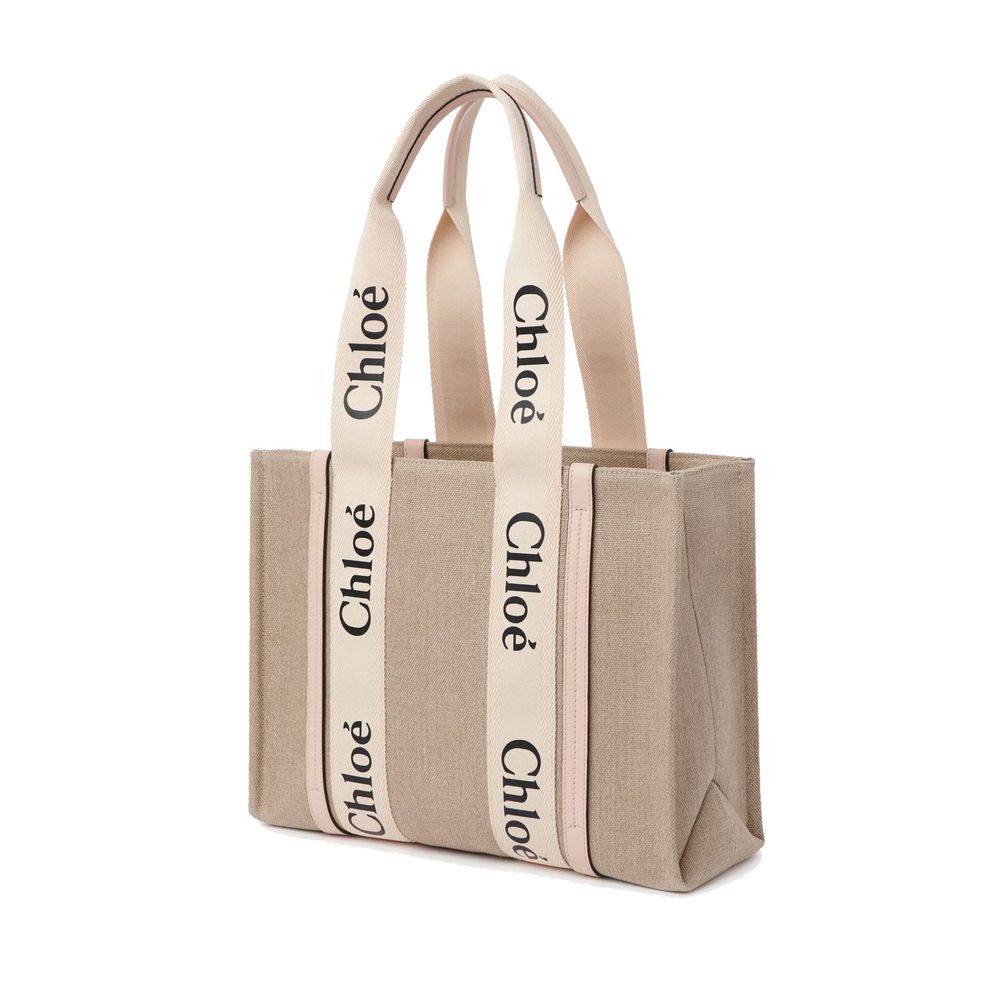 Chloé Tote Bag aus Leder in Beige