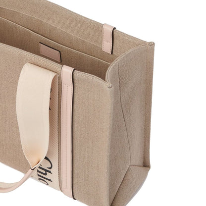 Chloé Tote Bag aus Leder in Beige