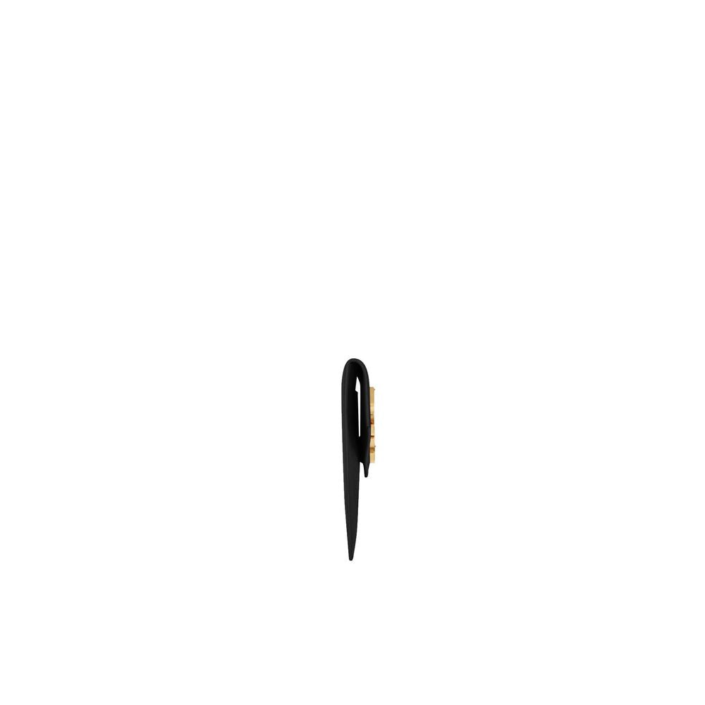 Saint Laurent Clutch aus Leder in Schwarz