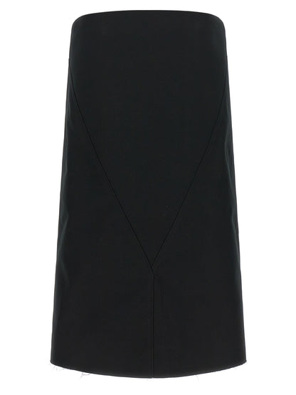 Rick Owens Kleid aus Baumwolle in Schwarz