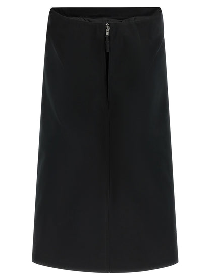 Rick Owens Kleid aus Baumwolle in Schwarz