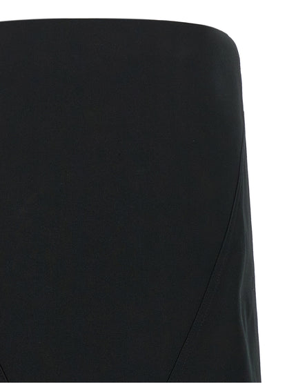 Rick Owens Kleid aus Baumwolle in Schwarz
