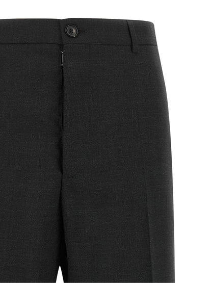 Maison Margiela Kleid aus Wolle in Grau