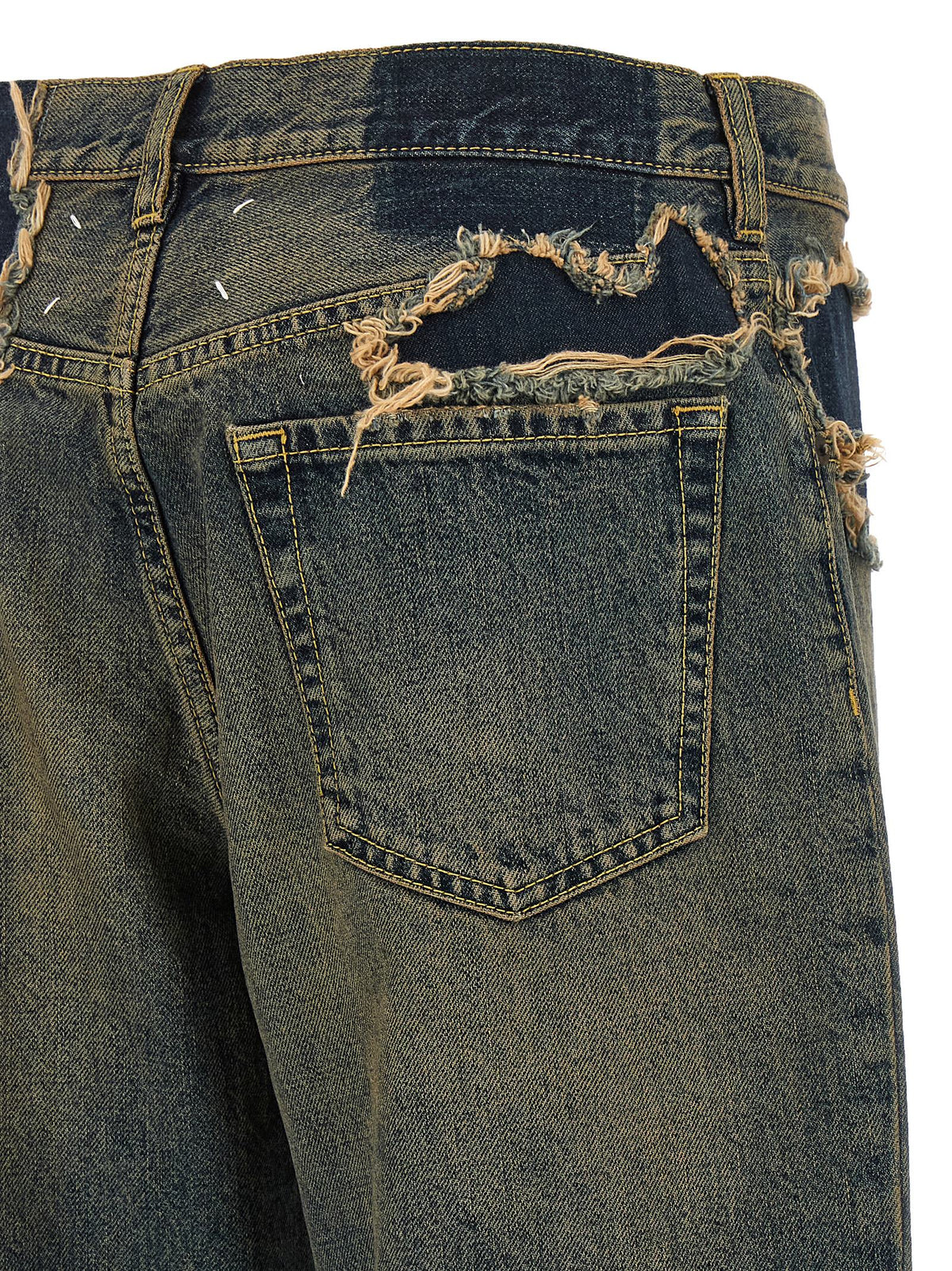 Maison Margiela Jeans aus Baumwolle in Weiß