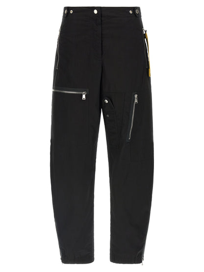 Fendi Hose aus Canvas in Schwarz