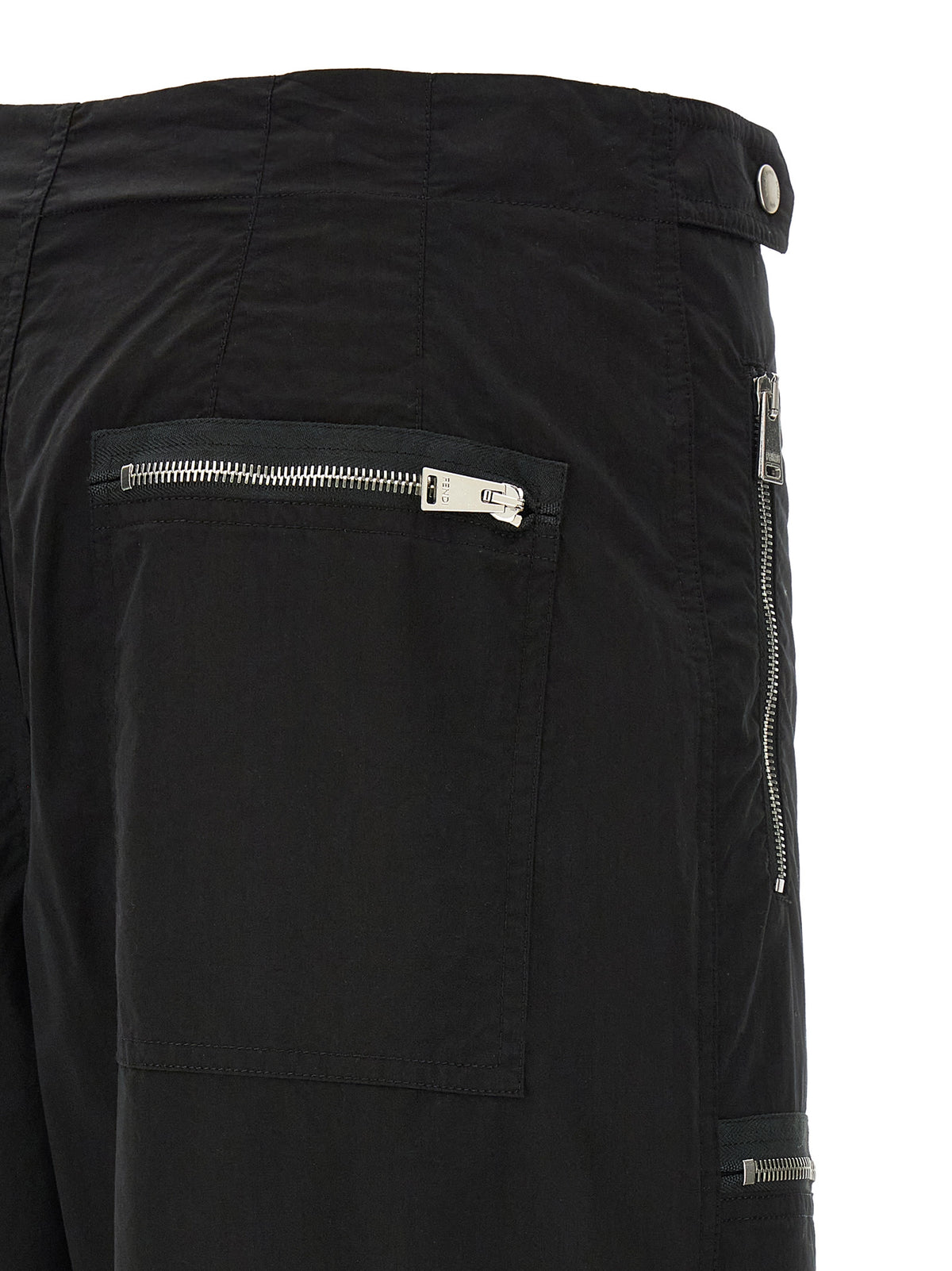 Fendi Hose aus Canvas in Schwarz