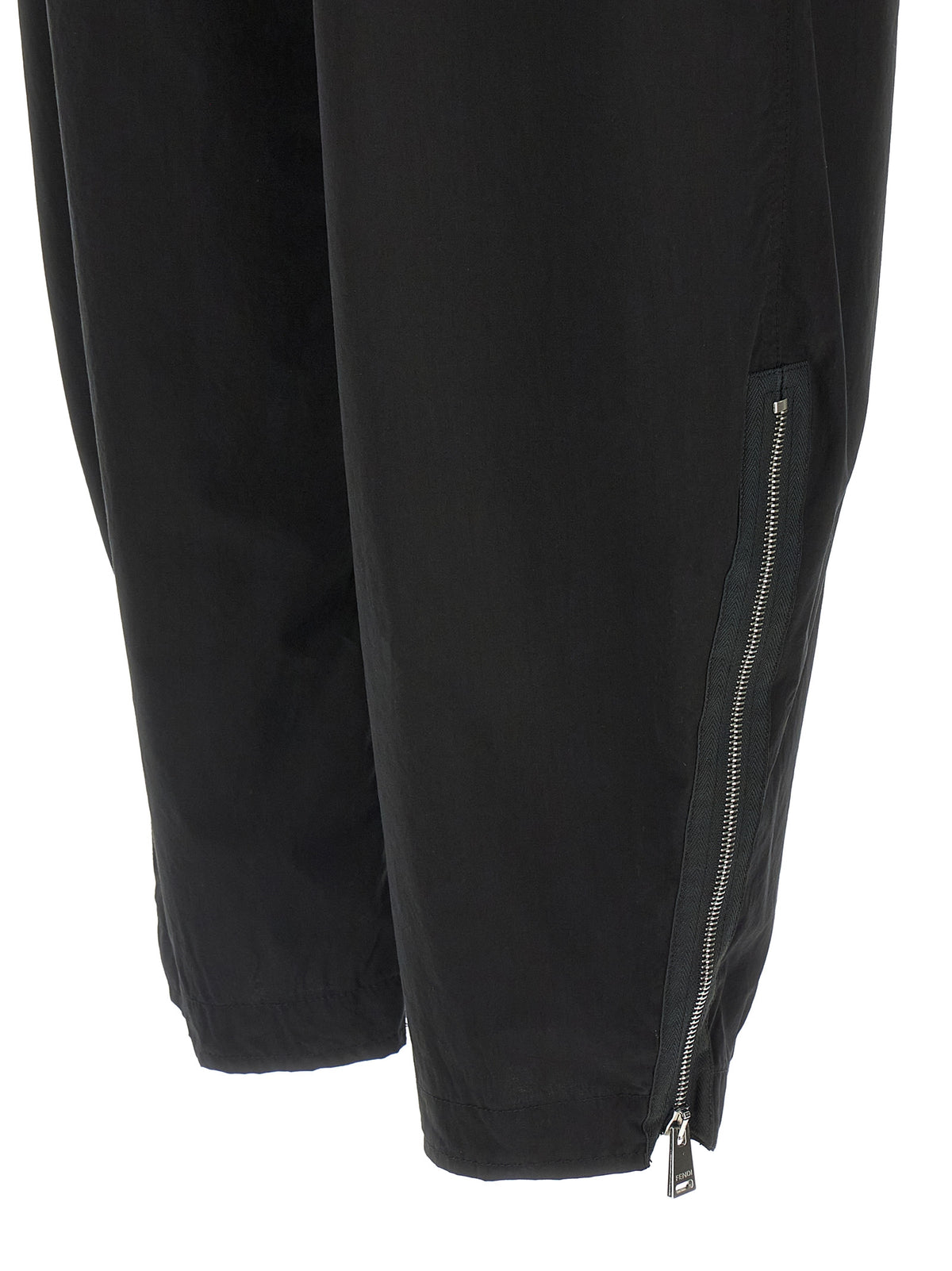 Fendi Hose aus Canvas in Schwarz