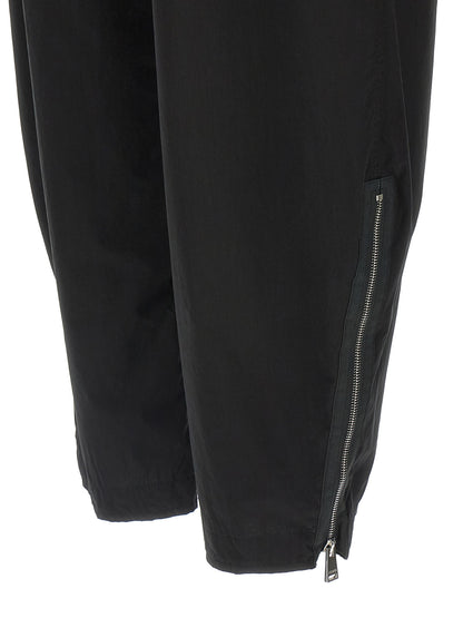 Fendi Hose aus Canvas in Schwarz
