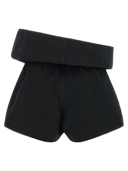Rick Owens Shorts aus Canvas in Schwarz