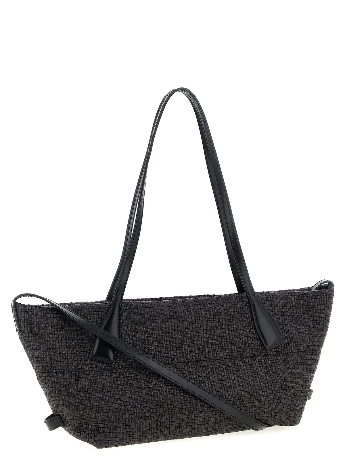 Balmain Tote Bag aus Leder in Schwarz