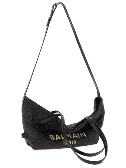 Balmain Tote Bag aus Leder in Schwarz