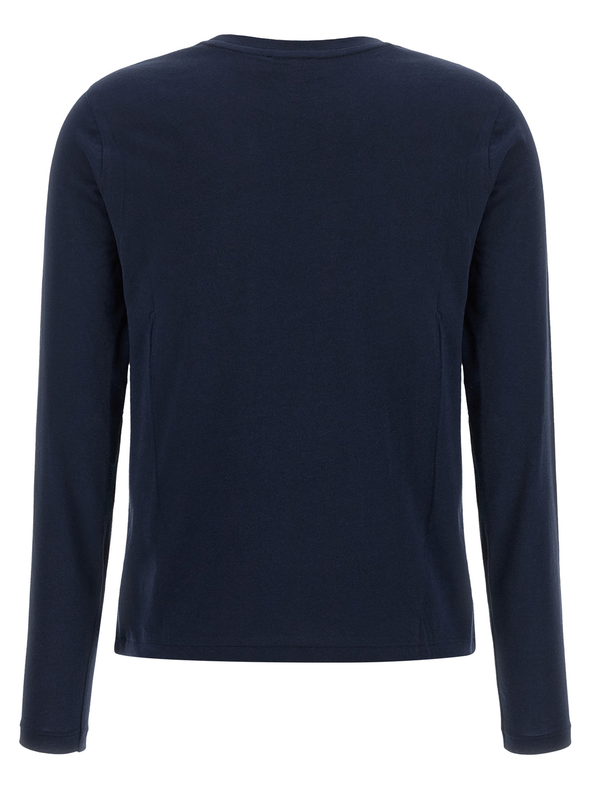 Polo Ralph Lauren Blaues Langarm-T-Shirt aus Baumwolle