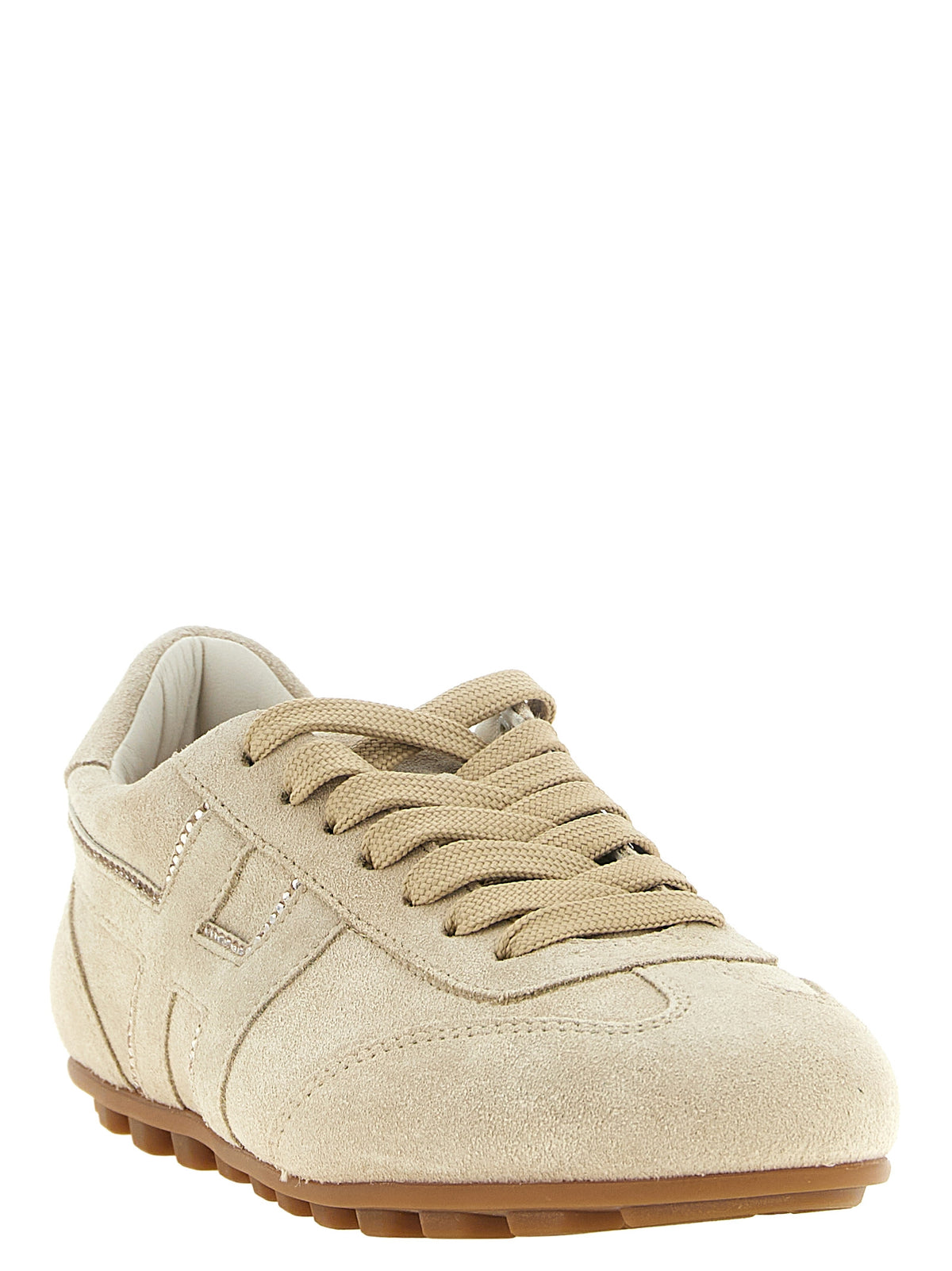 Hogan Sneaker aus Wildleder in Beige