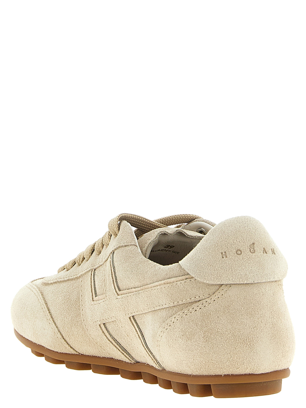 Hogan Sneaker aus Wildleder in Beige