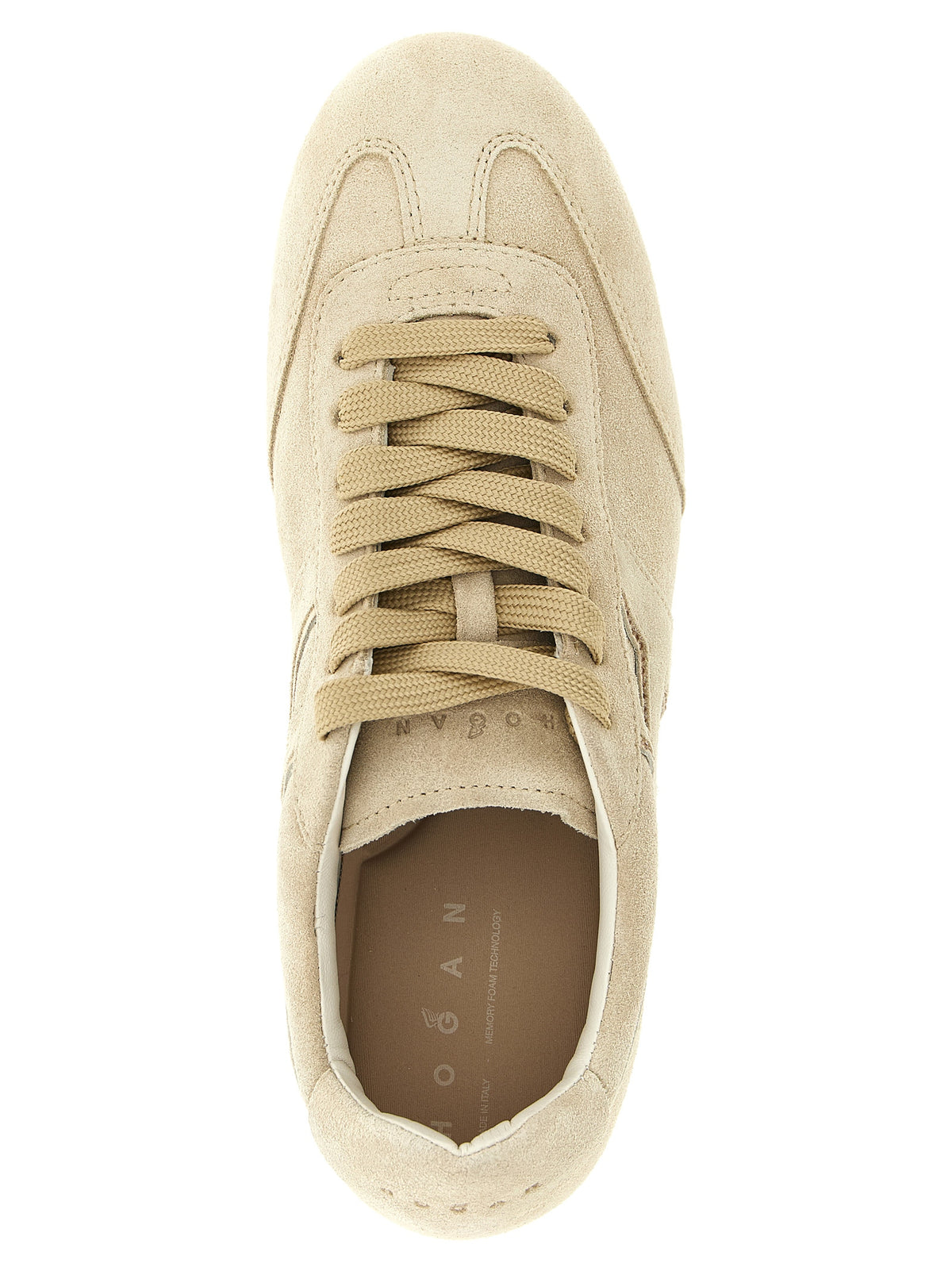 Hogan Sneaker aus Wildleder in Beige