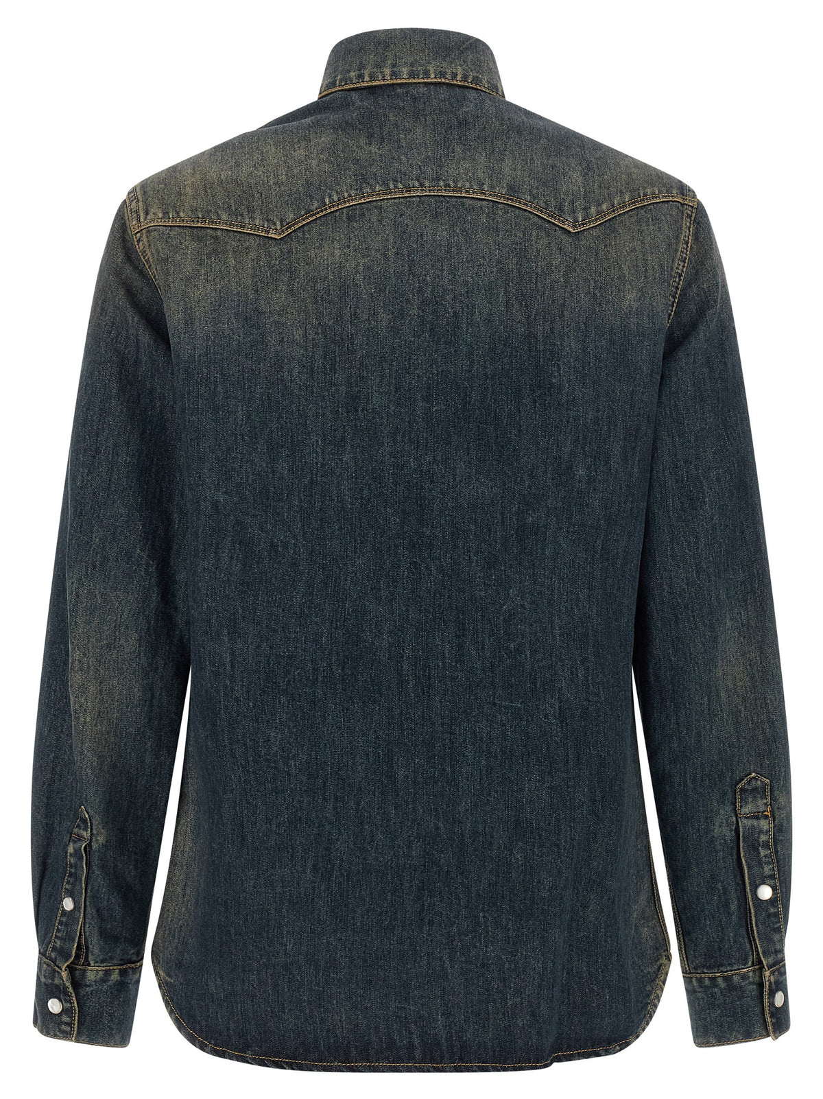 Fendi Bluse aus Baumwolle in Blau