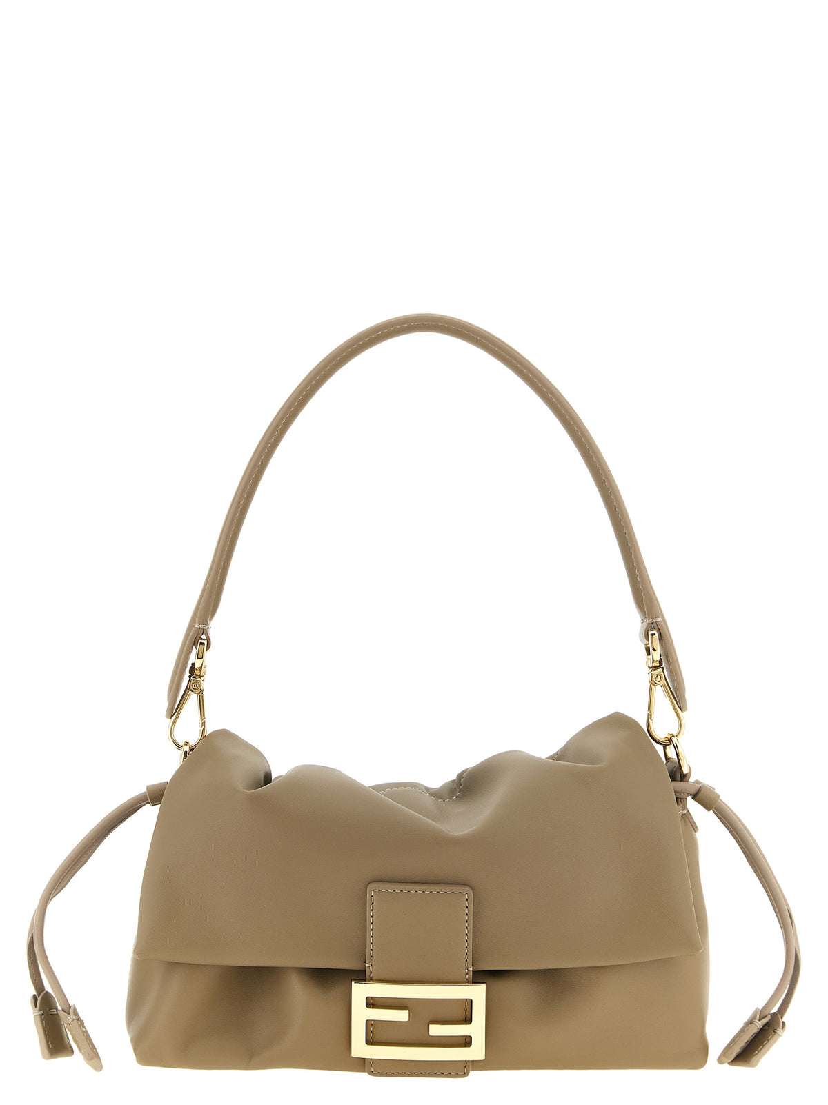 Fendi Handtasche aus Leder in Beige