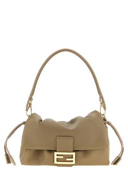 Fendi Handtasche aus Leder in Beige