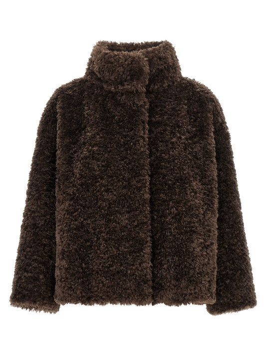Herno Braune Polyester-Jacke in voller Länge – Produktansicht 1 | Arca Lucia