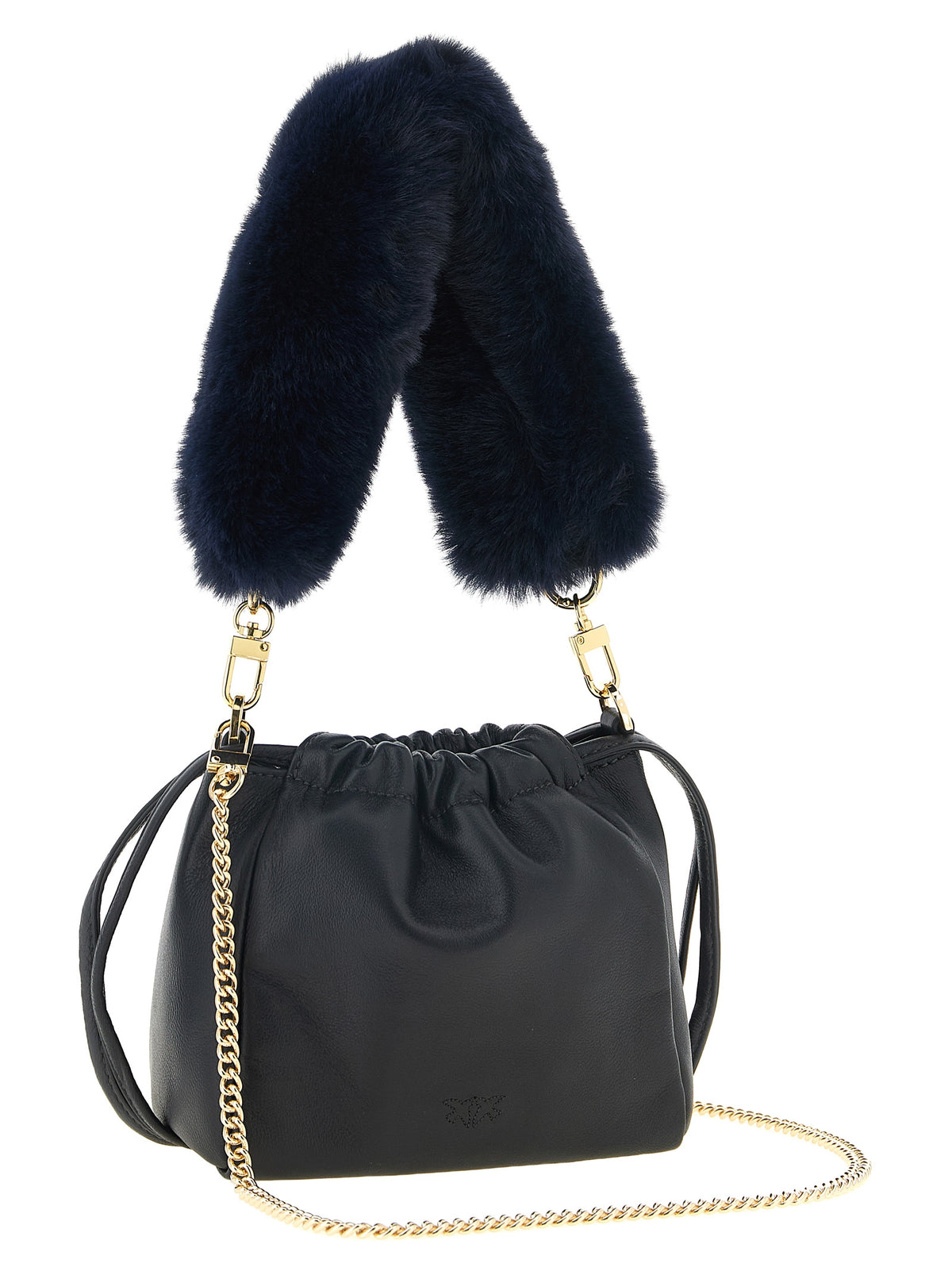 PINKO Schultertasche aus blauem Lammleder – Produktansicht 2 | Arca Lucia