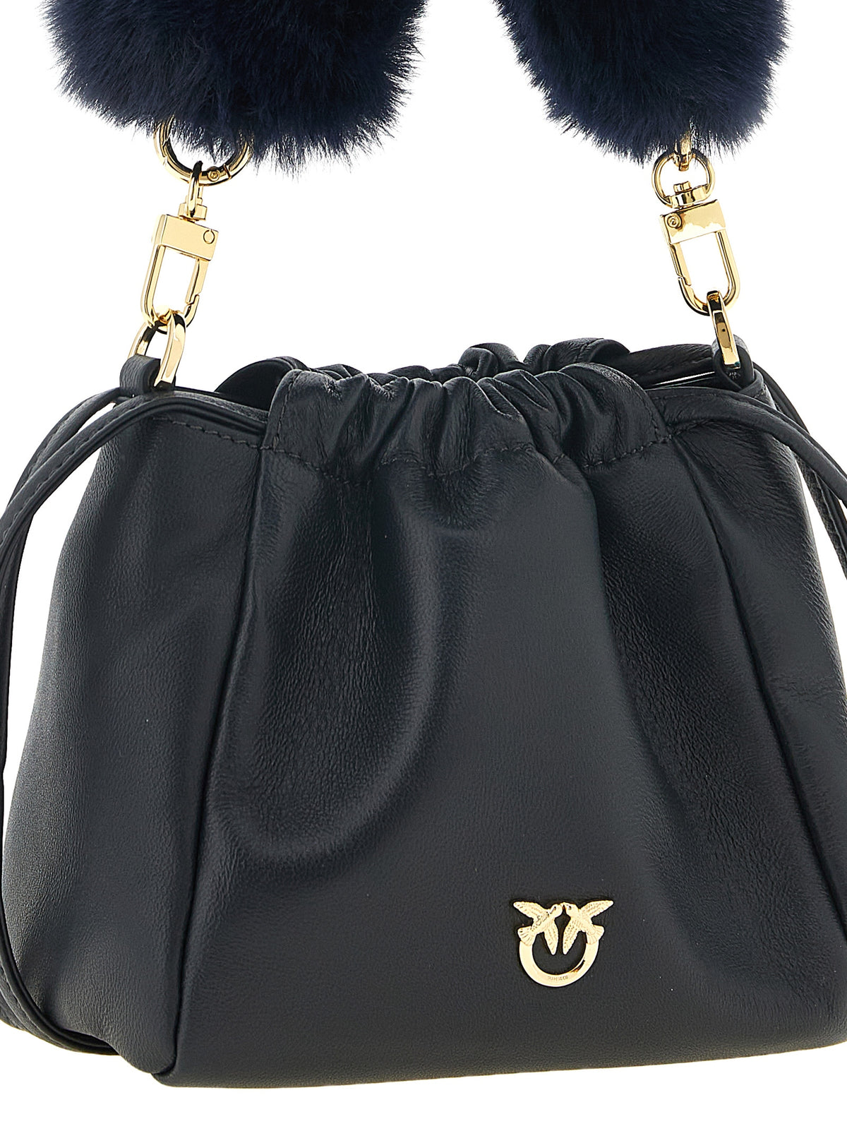 PINKO Schultertasche aus blauem Lammleder – Produktansicht 3 | Arca Lucia