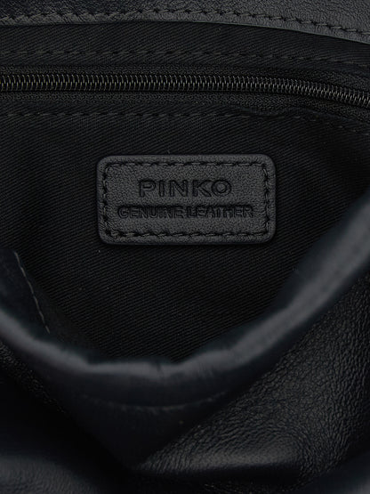 PINKO Schultertasche aus blauem Lammleder – Produktansicht 4 | Arca Lucia