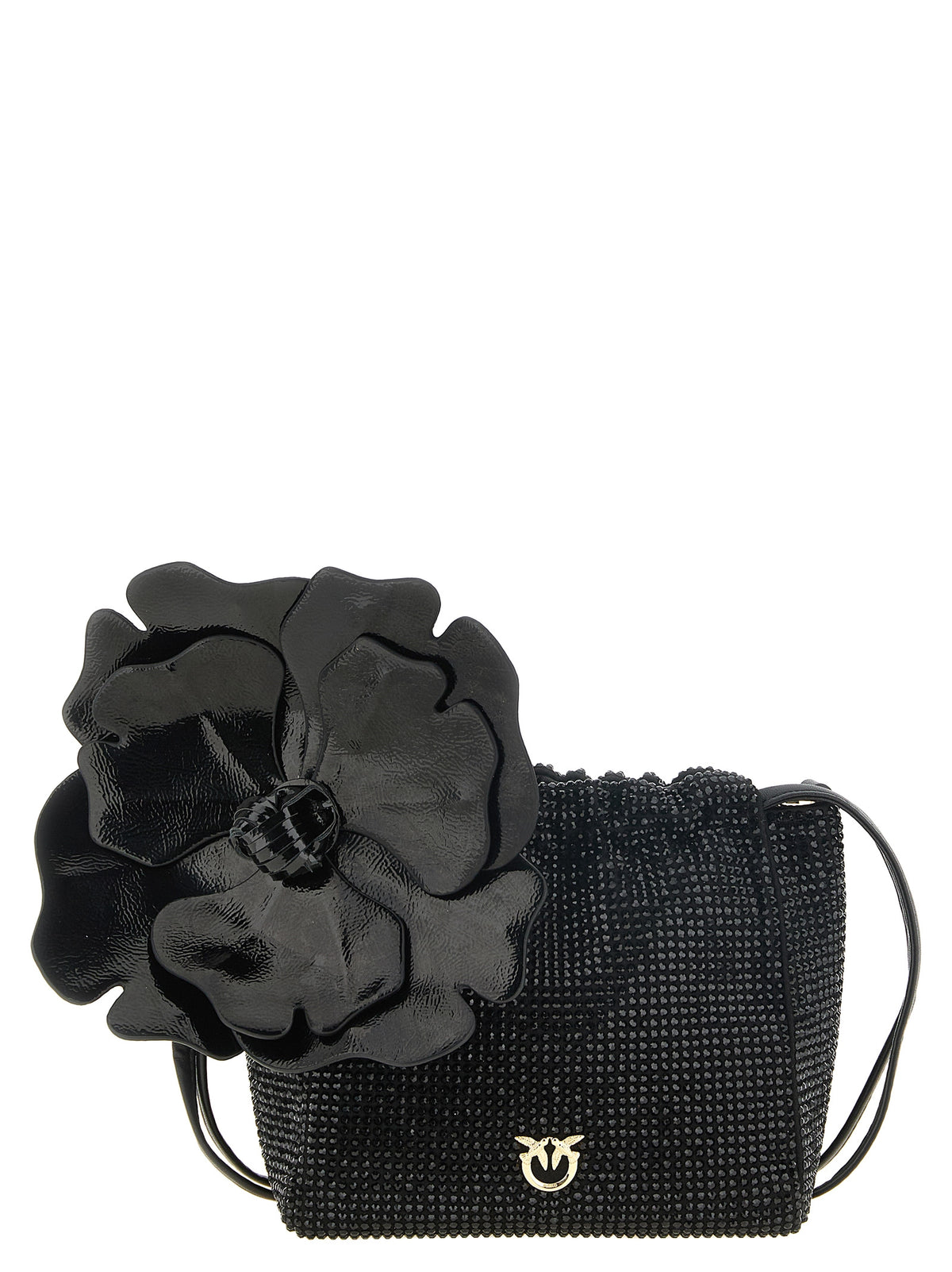 PINKO Schwarze Clutch aus Polyethylen – Produktansicht 1 | Arca Lucia