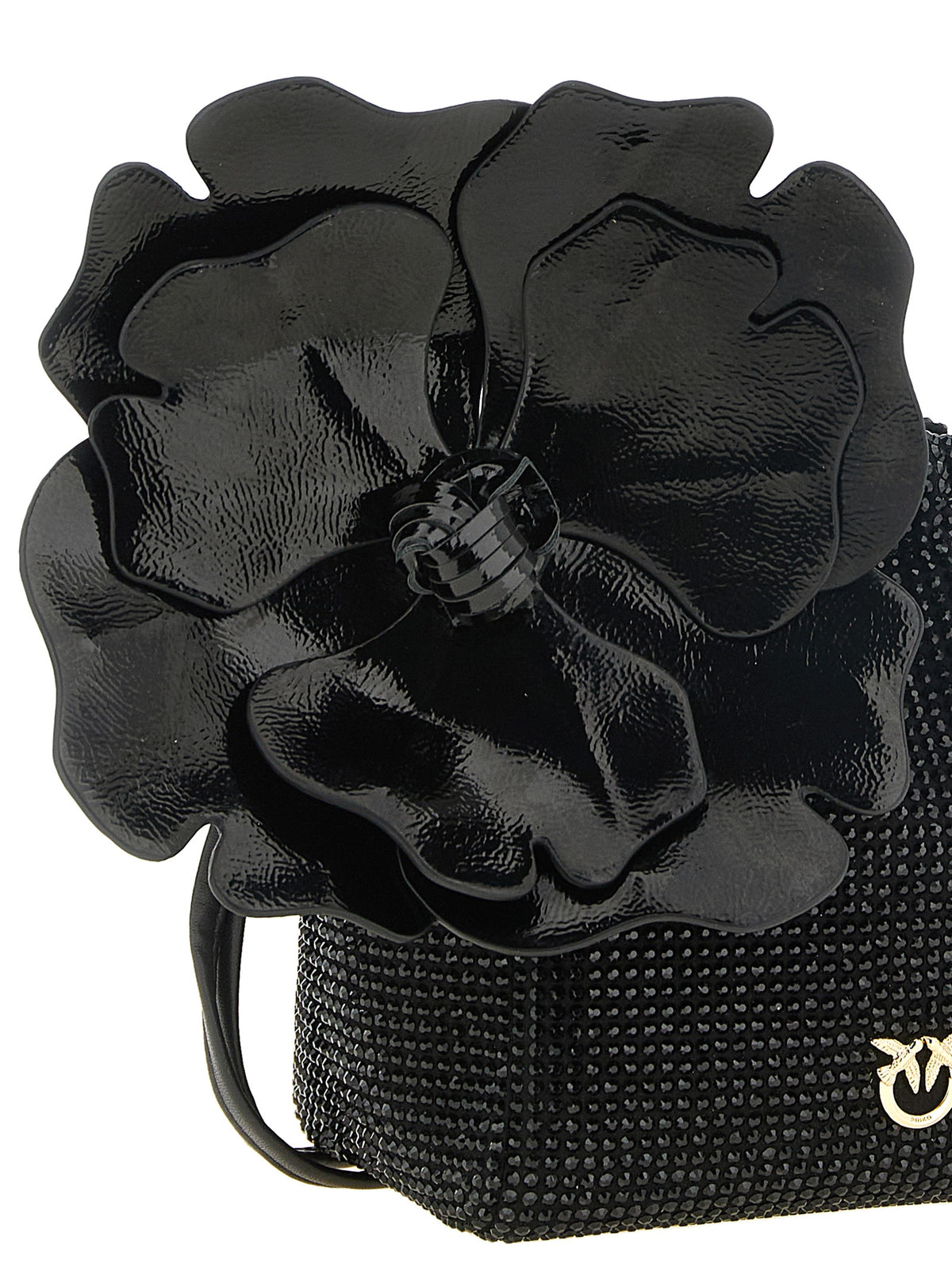 PINKO Schwarze Clutch aus Polyethylen – Produktansicht 3 | Arca Lucia