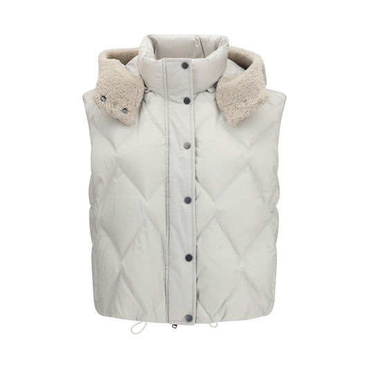 Brunello Cucinelli Jacke aus Polyester in Grau – Ansicht 1 | Arca Lucia