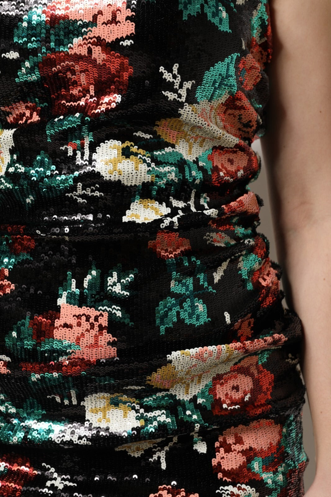Dolce & Gabbana Kleid aus Seide in Schwarz